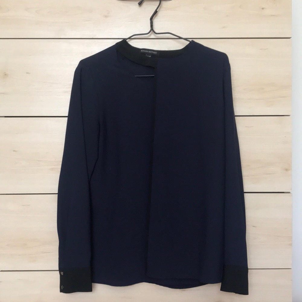 Banana Republic Navy Top